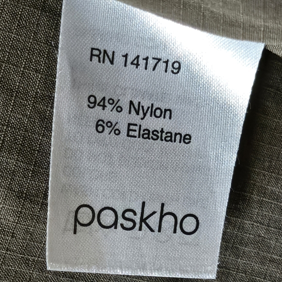 Paskho Minimalist Nylon Performance Puffer Jacket - Size Medium - Picture 9 of 11